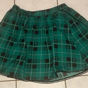 Harry Potter Slytherin School Girl Skirt
